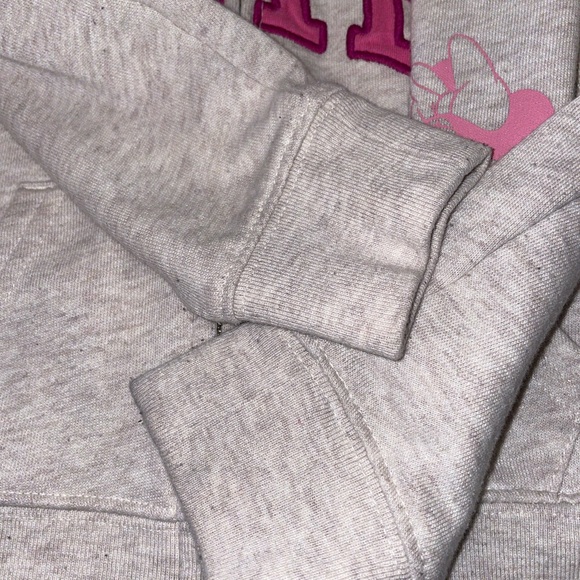 GAP Kids Gray Hoodie with Pink and Yellow Accents - Picture 6 of 6